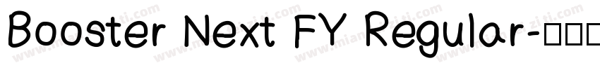 Booster Next FY Regular字体转换